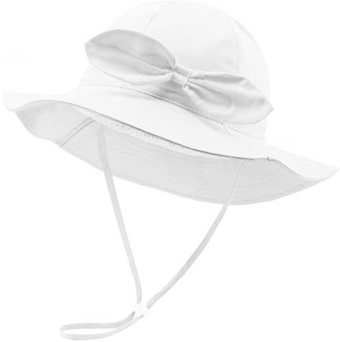 DRESHOW Unisex Baby Kleinkinder Sonnenhut Kappe Mütze Fischerhut Strandhut Kinder Baby Stern Sommerhut UV Schutz UPF 50+
