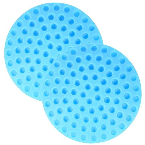 Veemoon 2stücke Türgriffpuffer Wandschutz Türstopper Wandschild Türschutzstopper Selbstklebend Haltbar Elastisch Rückfedernd Stoßfest Kollisionsgeräusche Eliminieren Möbel