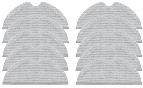 Pizgear Panni lavabili, for Xiaomi, for Mijia 1C 1T STYTJ01ZHM Mi Sweeping Robot Aspirapolvere Accessori di ricambio Pezzi di ricambio Sostituzione del panno per il robot lavapavimenti(10pcs)