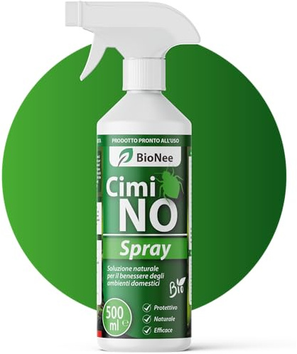 BioNee CimiNO 500 ml – Trattamento Naturale contro le Cimici | Protezione Naturale per Casa, Balcone e Infissi | Sicuro, Non Invasivo e Ideale per Ambienti Interni