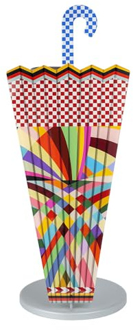 VESTA Porte-parapluie Decor - Rainbow - H63 cm - Cristal acrylique - Fabriqué en Italie