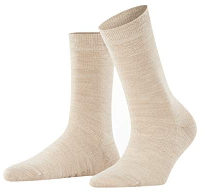 FALKE Damen Softmerino Anniversary Socken Wolle Baumwolle atmungsaktiv | mit Karo Muster