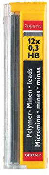 Aristo Feinminen Polymer 0.35 HB, eine Dose mit 12 Minen