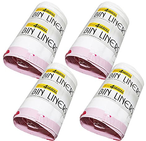 First4Spares Bin Bags For Brabantia Size H 40-50 Litre Waste Bins 120 Pack