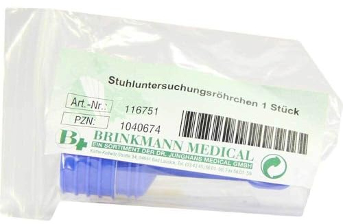 STUHLUNTERSUCHUNGSRÖHRCHEN Kunststoff 1 St