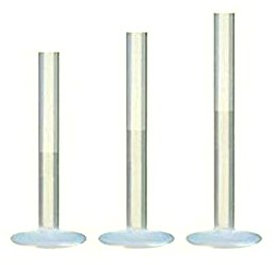 eeddoo Piercing Labret steckbar ohne Kugel Transparent PTFE 8 mm