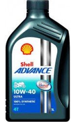 Shell advance 4T Ultra 10 W/40 Pot 1 litre
