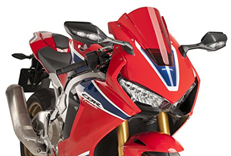 Puig 9407R Z-Racing Windscreen optimised aerodynamics, Red