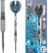 Birds of Prey Kite Steel Tip Dart Set | 80% Tungsten Barrels | Steeltip Darts mit Schäften und Flights | Präzision und Kontrolle | 25 Gramm