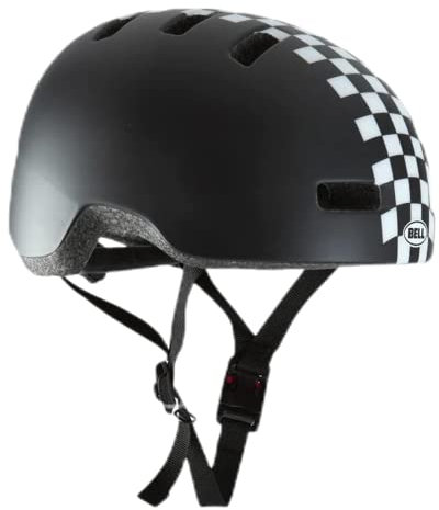 BELL Unisex Jugend Lil Ripper Fahrradhelme, Mat Black/White Checkers, Einheitsgröße