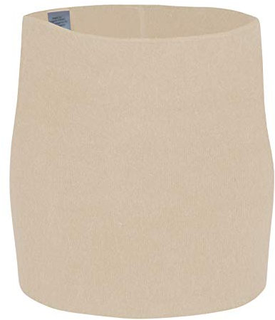 wobera ANGORA Nierenwärmer oder Leibwärmer für Damen und Herren, höhere, kräftige Ausführung (Gr. M, Farbe: beige)