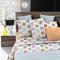 Italian Bed Linen Fantasy Bettwäsche, Mikrofaser, Circle, Einzelne