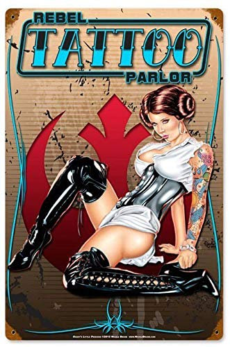 YY-one Retro Tattoo Parlor-Metall-Blechschilder 20,3 x 30,5 cm Plakette Poster für Zimmer, Zuhause, Tavern, Innenbereich, Bar, Geschäft, Wanddekoration Schild.