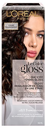 L’Oreal Paris Le Color One Step Toning Hair Gloss, Clear, 4 Ounce