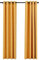 vidaXL 2X Vorhang Verdunkelung mit Ösen Leinenoptik Verdunkelungsvorhang Kräuselband Thermo Gardine Blickdicht Vorhänge Gelb 140x225cm