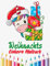 Weihnachten Einhorn Malbuch: Winter Weihnachtskalender zum Ausmalen | Malbuch Für Kinder Von 4-8 Jahren | adventskalender mädchen