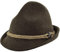MELEGARI Tiroler Hut Dreispitzhut Edelstern | Berghut | Alpin Cap | Herren Damen | Sommer/Winter, braun, 60
