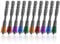 Mesee 10 Pieces PH2 Magnetic Phillips Screwdriver Bit Set, Magnetic Collar Design Cross Screw Screwdriver Bits 1/4 Inch Hex Shank Electric Power Driver Bit Set, 65mm Length