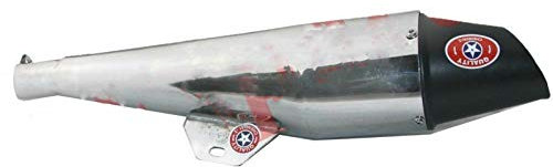 AEspares Passend für Royal Enfield 350cc Classic Electra UCE Dolphin Kurzer Auspuffschalldämpfer Motorrad Endschalldämpfer