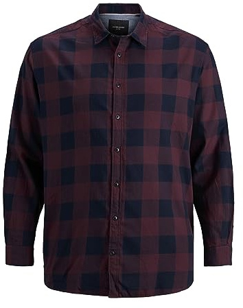 Jack & Jones Gingham Twill Long Sleeve Shirt XXL
