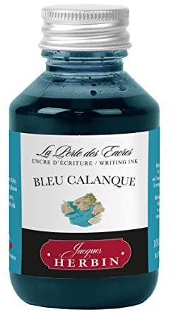 Jacques Herbin 17016T - Flacon d'encre à écrire 100ml - Stylo-plumes, stylos roller - Eclat de saphir