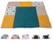 ULLENBOOM ® Wickelauflage 85x75 cm Dschungel (Made in EU) - Wickelunterlage Waschbar und für Unterwegs geeignet, Bezug: 100% OEKO TEX Baumwolle, Wickeltischauflage 75x85