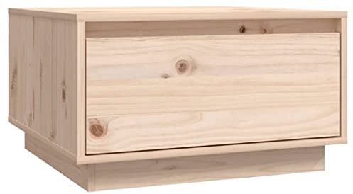 Couchtisch 55x56x32 cm Massivholz Kiefer