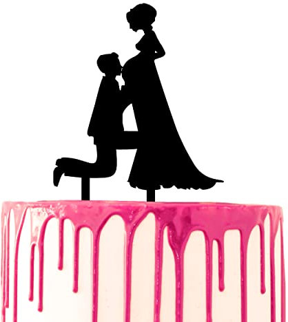 CARISPIBET gâteau de mariage proposition décorative avec conjoint enceinte amour de bosse