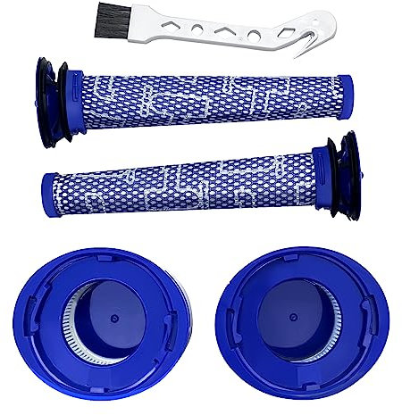V8 Filtri compatibili con dysons, 2 pezzi V7 V8 filtro post-motore HEPA e 2 prefiltri di ricambio per Dyson V7 V8 Animal per Dyson # DY-96566101, DY-96747801