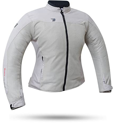 DEGEND Smart Lady |Veste Moto d'Été pour Femme Résistant au Calor avec Protecteurs Amovibles et Maille Respirante pour une Meilleure Ventilation | Homologuée