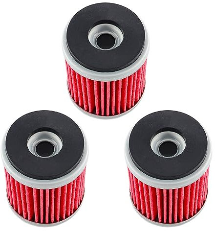 MCHNIC 3x Ölfilter für WR125 R, WR125X WR 125X Bj.2009-2015, YZF R125, YP125R X-Max, MT-125 125, WR250F 250, XT250 250, WR450F 450