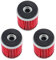 MCHNIC 3x Ölfilter für WR125 R, WR125X WR 125X Bj.2009-2015, YZF R125, YP125R X-Max, MT-125 125, WR250F 250, XT250 250, WR450F 450