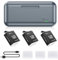 Vemico Hero 12/11/10/9 Enduro Akku Ladegerät Kit 3 x 1800mAh akkus Typ-C LED 3-Kanal Ladegerät Hero12 Enduro Akku für Hero 9 Black/Hero 10 Black/Hero 11 Black/Hero 12 Black