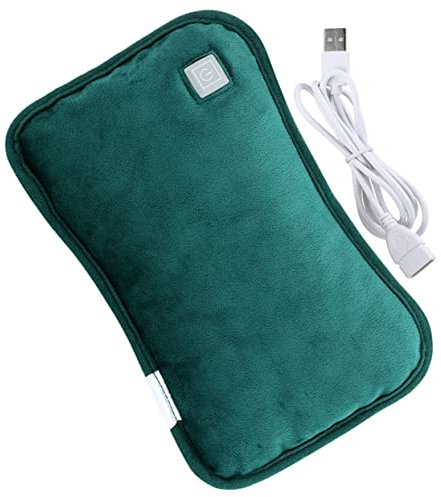 BESPORTBLE Calentador De Manos Sin Agua Invierno Calentador De Mano Electrico Pantalones Calientes Botella De Agua De Calefacción Botella De Calefacción Eléctrica Más Cálido USB Franela
