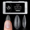 Modelones Nageltips 500 Stück- Full Cover Nail Tips Set, Soft Gel Tips Set, Pre-Shaped Matt PMMA Harz Nagelspitzen, Künstliche Nägel Zum Aufkleben Nail Art DIY, Medium Almond