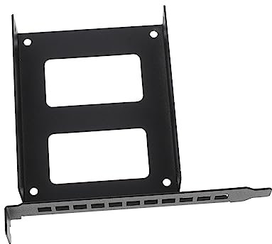 jojofuny Ssd- Festplattenkäfig HDD-Halter Festplatteneinschub Computer Steht Laptopständer Hart Laptop Steht Ssd Halterung Computeradapter Rückwand Aluminiumlegierung Halbe Höhe