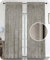 BEAUTEX Samt Vorhang Kräuselband U-Band Gardine Velvet abdunkelnd und Blickdicht, 140x175 cm (Breite 140 cm, Höhe 175 cm, Taupe)