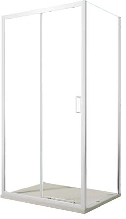 OLIMPO DOCCE - Box doccia 2 lati scorrevole e 1 lato fisso MATIAS - 90x140