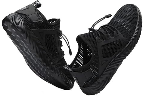 Frilla Sicherheitsschuhe Arbeitsschuhe Herren Leicht Stahlkappenschuhe Atmungsaktiv mit Stahlkappe 41-46 EU | Reinforce
