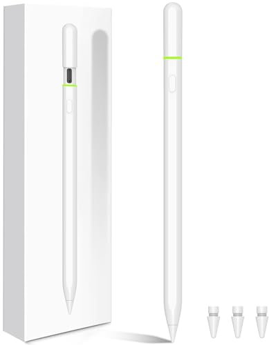 Lapiz para iPad 10º/9º Generacion, CAMPEXON Lápiz para iPad 2018-2023 con Inclinación & Rechazo de Palma, Pencil USB C para iPad 6/7/8/9/10, Air 3/4/5/, Mini 5/6, Pro 11 1/2/3/4, Pro 12 4/5/6