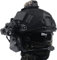 Outdoor CS Spiel Taktischer Helm, Militär-Stil Fast Schutz Helm Set Mit Airsoft Maske, Paintball Brille Taktischer Headset,Teleskop-Modell Army Militärstil Cs Spiel Set