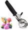 Ice Cream Scoop Stainless Steel Fruit Scoop | Multi-Purpose Stainless Steel Scoop with Easy Squeeze Trigger | Perfect for Ice Cream, Melon, Cookie Dough, & Meatballs | Durable & Ergonomic Design