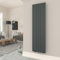T&K Heizkörper Flach 1800x462mm Anthrazit Einlagig Design Heizkörper, Vertikal Moderne Paneelheizkörper Badheizkörper Für Mittelanschluss Heizung