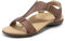 DREAM PAIRS Sandales Plates pour Femmes Confortables Sandale d’été Pratiques et Elégantes,Size 39,Brun,DWUMFS2508