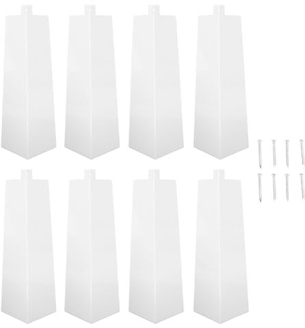 8-teilige Aluminium-Abstellecken, Starkes und Robustes Scharnier für Einen Reibungslosen Übergang zwischen Wandpaneelen, Ideal für die Außenverkleidung von Wohnmobilen