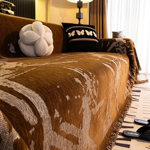 Sofabezug 1 2 3 4 Sitzer Superweicher, Universelle Rutschfeste Sofaschoner, Sofaüberwürf L Form Sofaschutz, Couch Überzug Verschiedenen Größen für 1 2 3 4 Sitzer Sofa Eckcouch U Form L Form 180X300CM