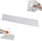 Guardia de salpicaduras de fregadero 20.1x1.8x2.8 pulgadas, Silicona Cocina Fregadero Protector con tazas de succión, protección contra salpicaduras de agua para el fregadero de la cocina y el b