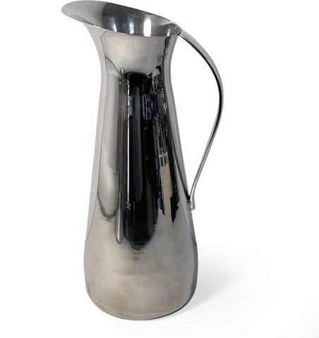 Krug aus poliertem Stahl, 3 l, 35 cm hoch