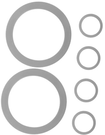 OUNONA 6pcs Mixer Gasket Kitchen Appliance Spare Blender Gasket Replacement Ring for Replacement Blender Replacement Juicer Blender Sealing Tool Sealing Ring Rubber White