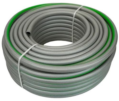 VanFlake Meta Steel Gartenschlauch 50m 3/4 Zoll – trinkwassertauglich & knickfest – 5-lagiger Schlauch für Garten, Camping & Haushalt – UV-beständig & druckstabiler Wasserschlauch